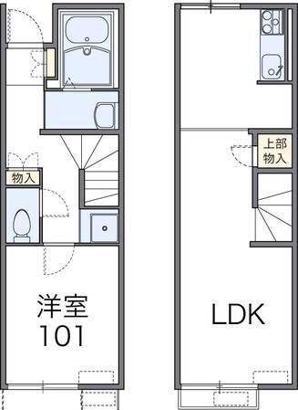 レオネクストヴィーブル　45658の物件間取画像